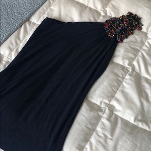 Bailey 44 one shoulder top with beaded detail